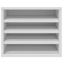 Walplus Desk Organiser White 36X26X29.5 Cm Engineered Wood - thumbnail 4