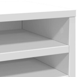 Walplus Desk Organiser White 36X26X29.5 Cm Engineered Wood - thumbnail 7