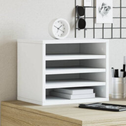Walplus Desk Organiser White 36X26X29.5 Cm Engineered Wood