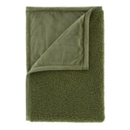 Catherine Lansfield So Soft Velvet Boucle 130X170 Cm Blanket Throw Olive Green - thumbnail 6