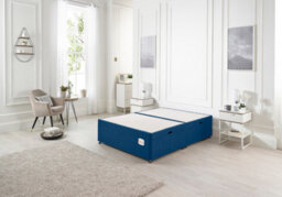 Somnior Beds Somnior 3Ft Millbank Ottoman Bed-Side Opening-Blue Plush - thumbnail 2
