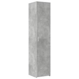 Berkfield Highboard Concrete Grey 40X42.5X185 Cm Engineered Wood - thumbnail 2