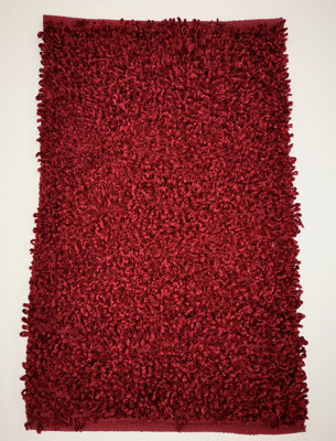 Rapport Home Oxford Shaggy Polycotton Super Absorbant Rug (88X55 Cm)
