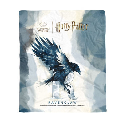 Zavvi Harry Potter Ravenclaw Watercolour Effect Fleece Blanket