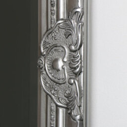 Melody Maison Tall Silver Mirror With Bevelled Glass 47Cm X 142Cm - thumbnail 4
