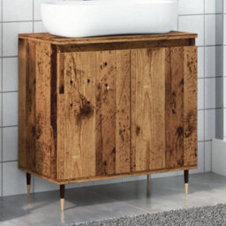 Berkfield Bathroom Cabinet Old Wood 58X33X60 Cm Engineered Wood - thumbnail 1