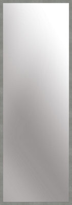 Nielsen Armfield Metal Rectangle Wall Mirror Large, Matt Grey, 50 X 150Cm - image 1