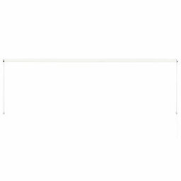 Walplus Retractable Awning Garden Sun Shade Canopy Gazebo For Back Door, Porch, Patio 400X150 Cm Cream - thumbnail 5