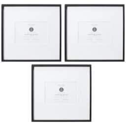 Deenz Rectangle Set Of 3 New York Gallery Style Black Wall Photo Frame 5X7 '' Image Display Special Memories Sleek Design 18X13Cm - thumbnail 1