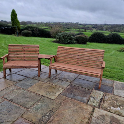 Churnet Valley Garden Furniture Ltd Valley 5 Seat Set 1X2B 1X3B Angled Tray - image 1