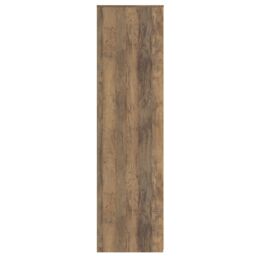 Nashville Ready Assembled Contemporary Matt White & Oak Tall Triple Wardrobe (H)1960mm (W)1108mm (D)530mm - thumbnail 6