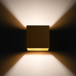 Sollux Lighting Quad Steel Gold 1 Lights Minimalistic Wall Light - thumbnail 2