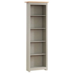 Lassic Vida Designs Arlington Grey 5 Tier Bookcase Freestanding Shelving Unit (H)1750mm (W)600mm (D)240mm - thumbnail 7