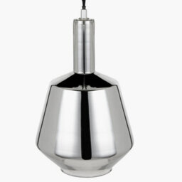 Pacific Lifestyle Jake Shiny Smoked Glass Pendant - thumbnail 4