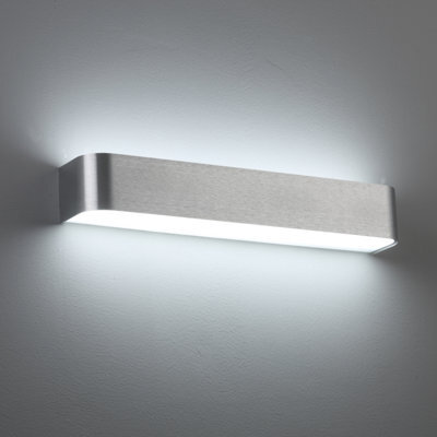 Ultra Beam Lighting Ultrabeam Brushed Aluminium Up And Down Indoor Led Wall Light 12 Watt Led 1200 Lumens Width 450mm - image 1