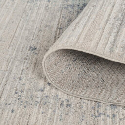 Maia Washable Low Pile Non Slip Mist Abstract Area Rug - Navy, 60 X 220 Cm (Runner) - thumbnail 3