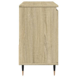 Berkfield Bathroom Sink Cabinet Sonoma Oak 65X33X60 Cm Engineered Wood - thumbnail 4