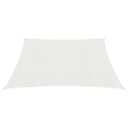 Berkfield Sunshade Sail 160 G/m2 White 5X5 M Hdpe - thumbnail 2