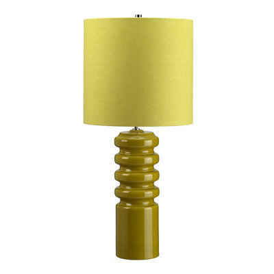 Elstead Lighting Contour 1Lt Table Lamp Finish: Lime Wired: 1X60W E27 220-240V 50Hz - image 1