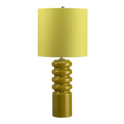 Elstead Lighting Contour 1Lt Table Lamp Finish: Lime Wired: 1X60W E27 220-240V 50Hz - thumbnail 1