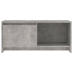 Berkfield Tv Cabinet Concrete Grey 90X35X40 Cm Engineered Wood - thumbnail 5