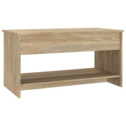 809650 Vidaxl Coffee Table Sonoma Oak 102X50X52,5 Cm Engineered Wood - thumbnail 5