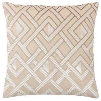 Paoletti Henley Velvet Jacquard Cushion Cover - image 1