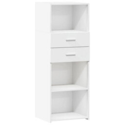 Berkfield Highboard White 45X42.5X124 Cm Engineered Wood - thumbnail 2