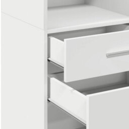 Berkfield Highboard White 45X42.5X124 Cm Engineered Wood - thumbnail 8