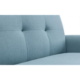 iLikeStores Sky Blue Linen Fabric Armchair - thumbnail 3