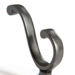 Hammer and Tongs Hammer & Tongs Square Back Hat & Coat Hook - W35mm X H80mm - Black - thumbnail 3