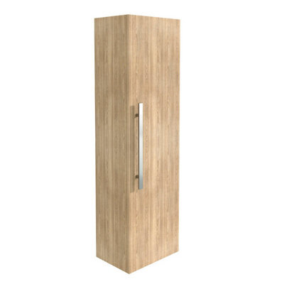Sundaze 1200mm Bathroom Furniture Tall Storage Unit Wall Mounted Cupboard Cabinet Oak - image 1