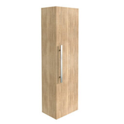 Sundaze 1200mm Bathroom Furniture Tall Storage Unit Wall Mounted Cupboard Cabinet Oak - thumbnail 1