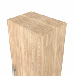Sundaze 1200mm Bathroom Furniture Tall Storage Unit Wall Mounted Cupboard Cabinet Oak - thumbnail 3