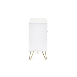 Ashfield Matte White Chest Of Drawers (6 Drawers) - thumbnail 5