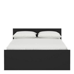 Furniture To Go Naia Double Bed 4Ft6 (140 X 190) In Black Matt (W) 146 X  (H) 80 X (D) 196.6Cm - thumbnail 3