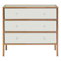 Orsina Stylish 3 Drawer Chest, Functional Design Sturdy Chest For Hallway, Tall 3 Drawer Chest For Livingroom - thumbnail 6
