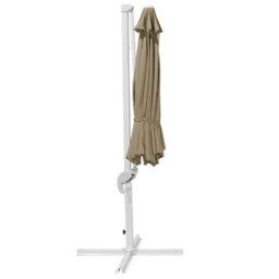 Beliani Cantilever Parasol 300 Cm Savona Sand Beige Beige - thumbnail 4
