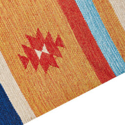 Beliani Rug Taronik Multicolour 200 X 300 Cm Cotton Kilim - thumbnail 4