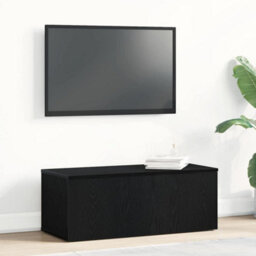 Walplus Tv Stand With Drawer Black 80 X 34 X 30 Cm Engineered Wood - thumbnail 1