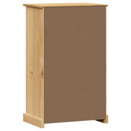 Berkfield Shoe Cabinet Vigo 60X35X96 Cm Solid Wood Pine - thumbnail 7