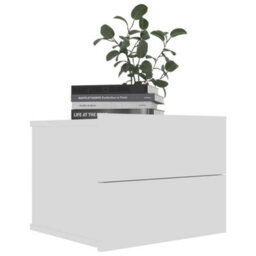 Vidaxl Bedside Cabinets 2 Pcs White 40X30X30 Cm Engineered Wood - thumbnail 4