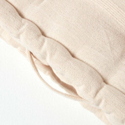 Homescapes Rajput Ribbed Cotton Floor Cushion Natural - thumbnail 4