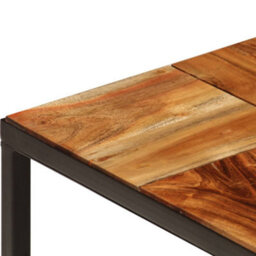 Berkfield Coffee Table 110X60X40 Cm Solid Acacia Wood And Steel - thumbnail 5