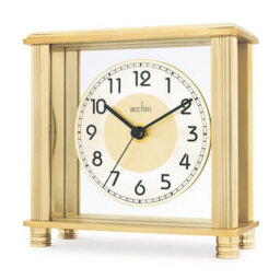 Acctim Hampden Brass Effect Mantel Clock - thumbnail 2