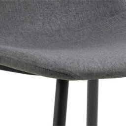Furniture To Go Wilma Dining Table With Oak Top & Black Legs Included 4 Celia Dining Chair In Light Grey - thumbnail 8