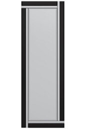 Mirroroutlet Ashton Black Double Bevel Free Standing Cheval Dress Mirror 5Ft7 X 1Ft11, 170Cm X 58Cm - thumbnail 4