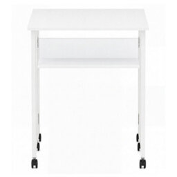 Levede Folding Computer Desk Extandable Table With Wheels Storage Shelf - thumbnail 3