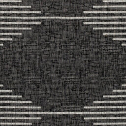 Livabliss Eagean-Global Black Grey Cream Charcoal In- & Outdoor Rug 130 X 180 Cm Easy Care, Non Shedding - thumbnail 7