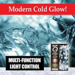 Outdoor Copper Wire Lights (25)- Cold White- Christmas Lights - thumbnail 5